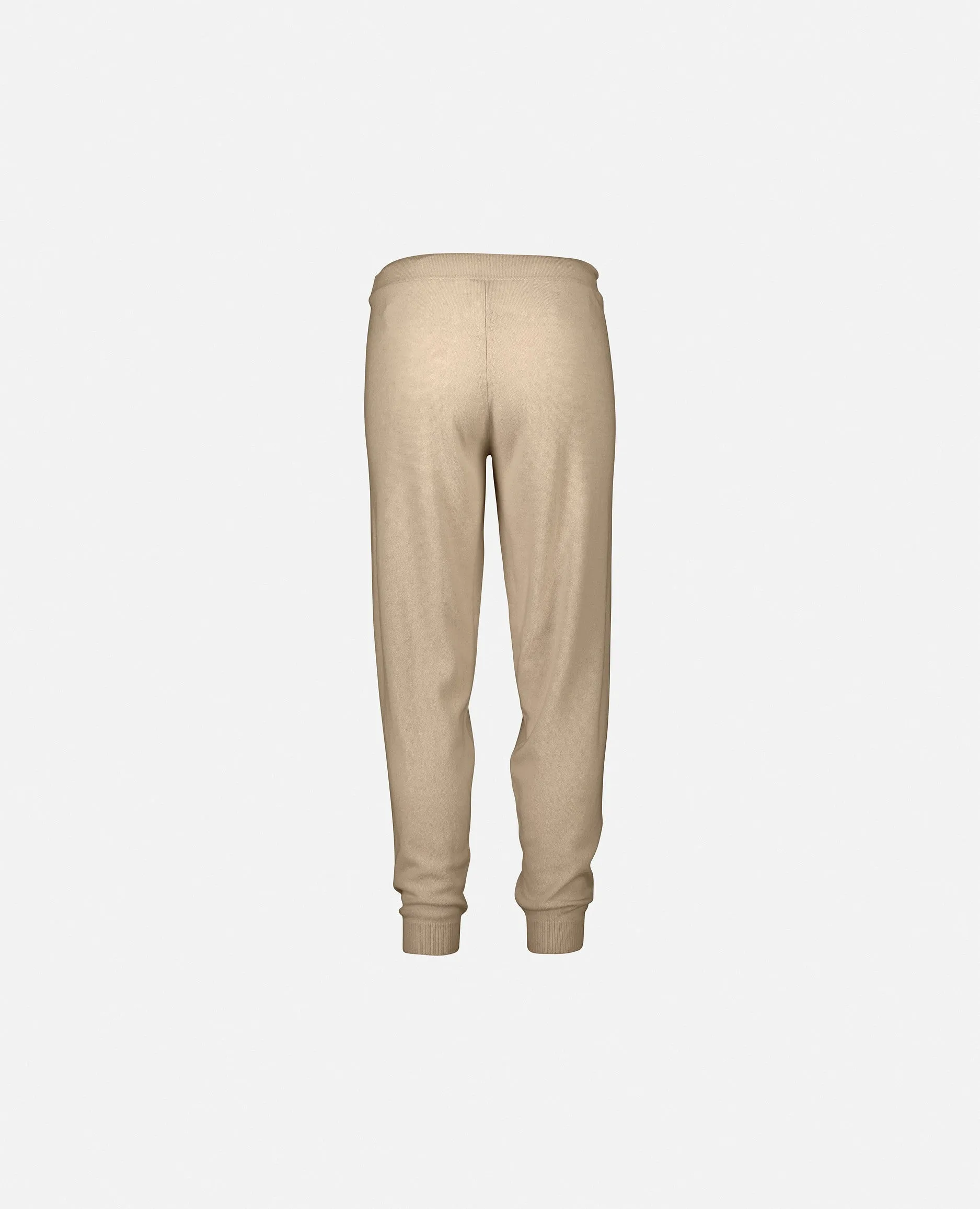 Hose aus Cashmere-Mischung in Beige