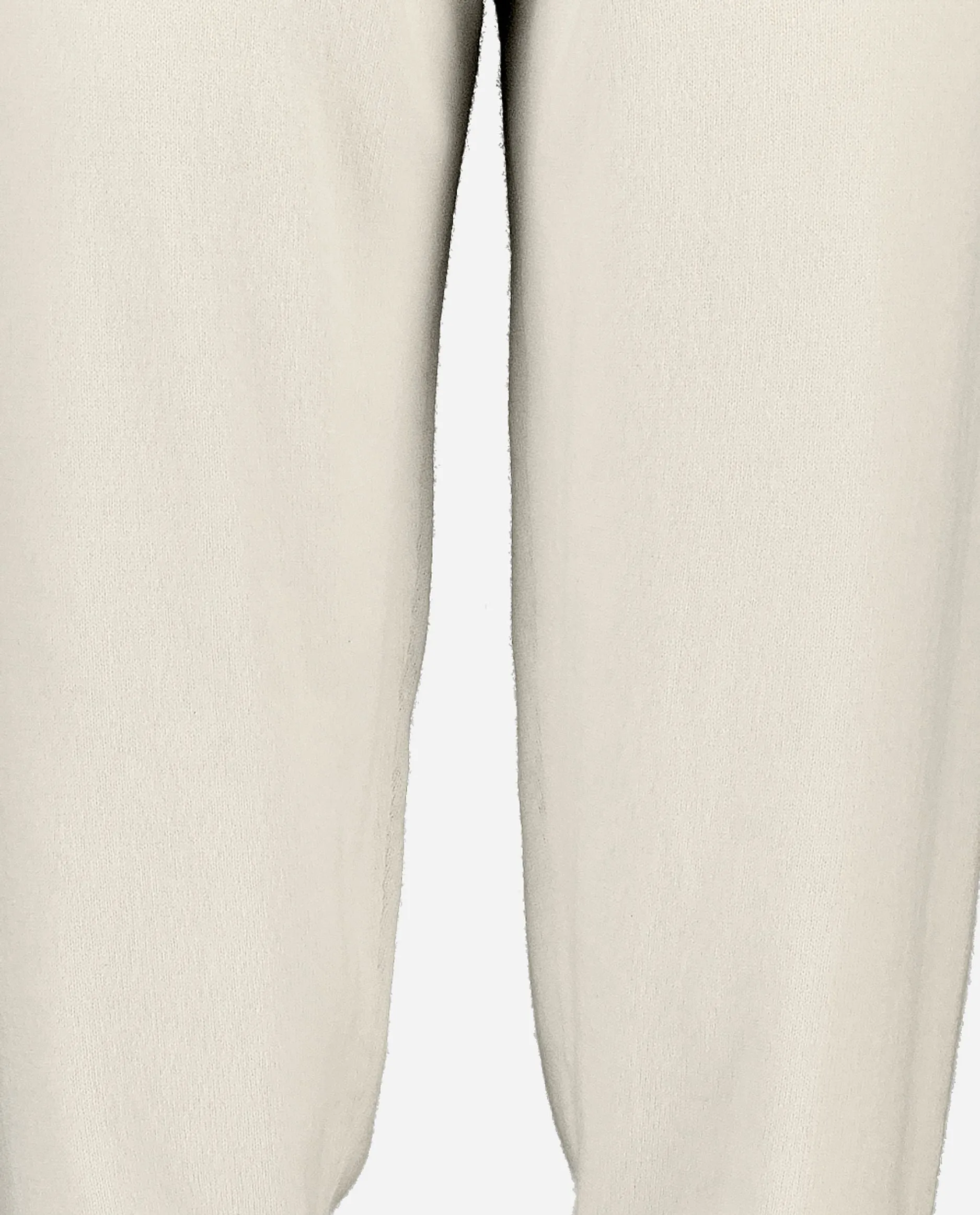 Hose aus Cashmere-Mischung in Creme