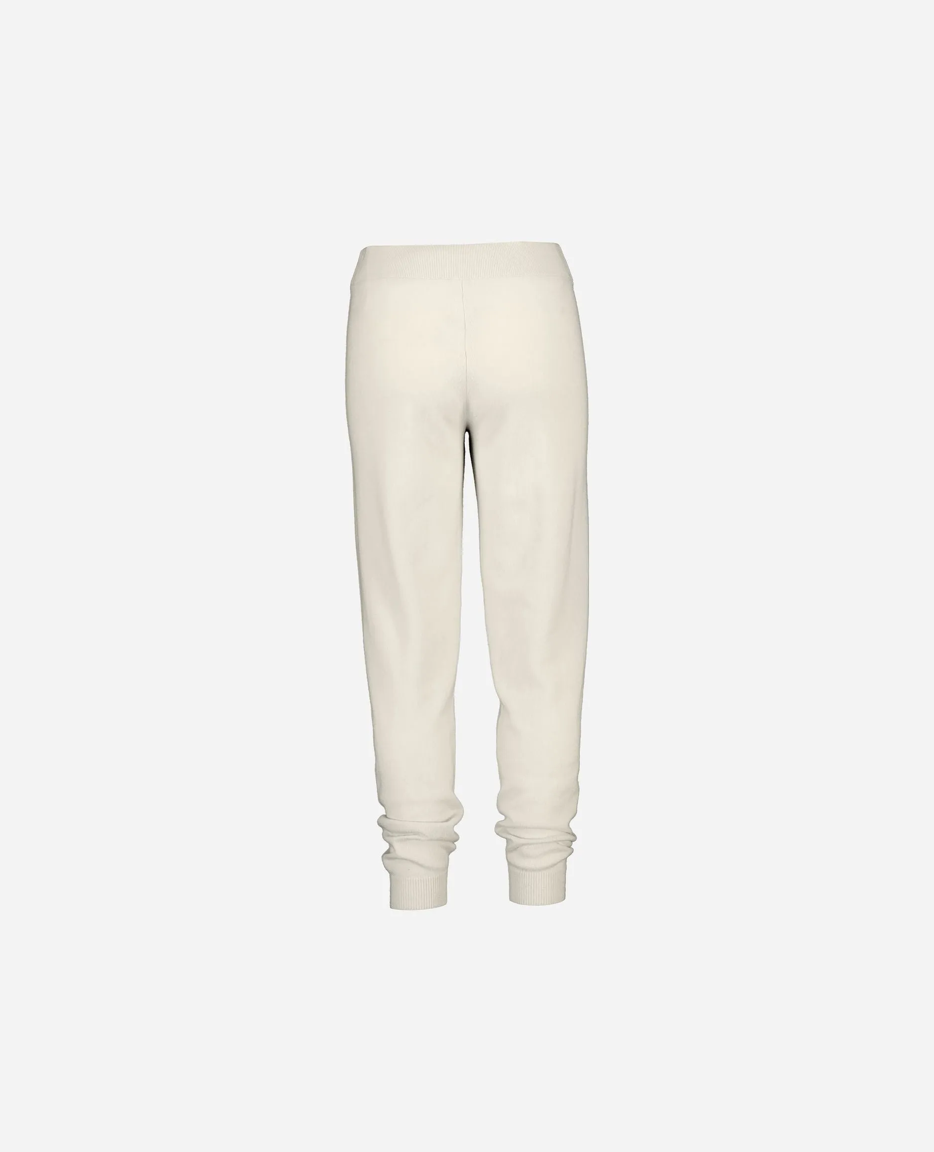 Hose aus Cashmere-Mischung in Creme