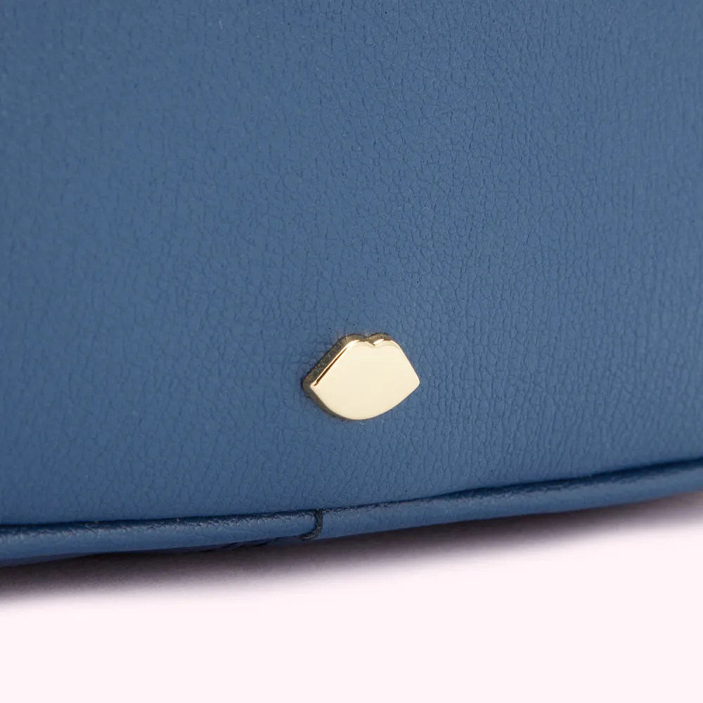 INDIGO LEATHER COLE CROSSBODY BAG