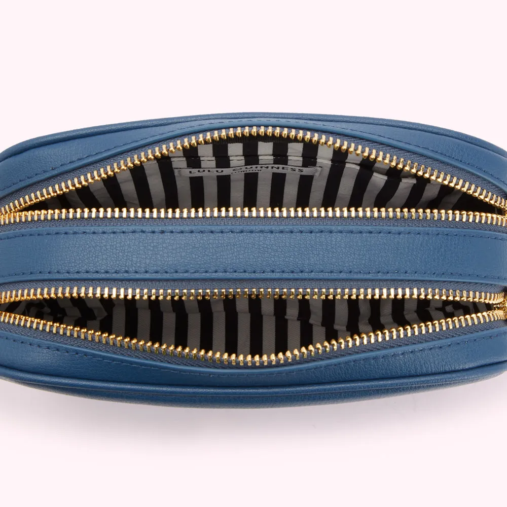 INDIGO LEATHER COLE CROSSBODY BAG