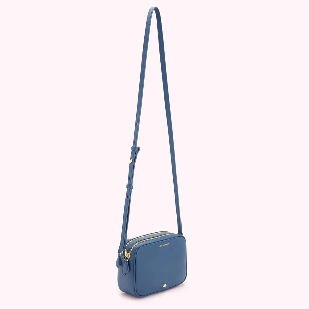 INDIGO LEATHER COLE CROSSBODY BAG