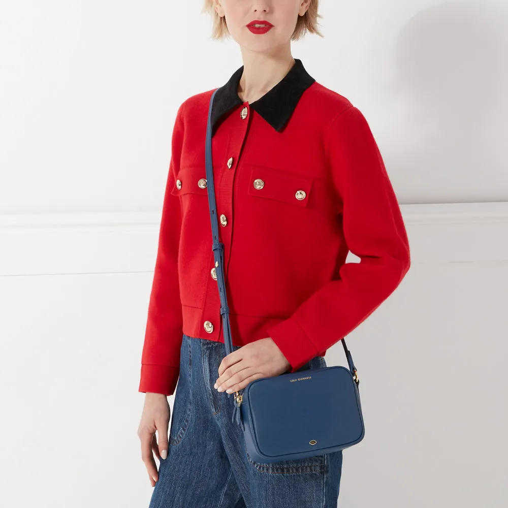 INDIGO LEATHER COLE CROSSBODY BAG