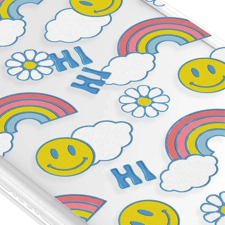iPhone 12 Hi There Rainbow Phone Case
