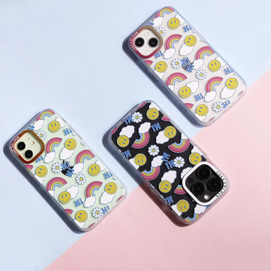 iPhone 12 Hi There Rainbow Phone Case