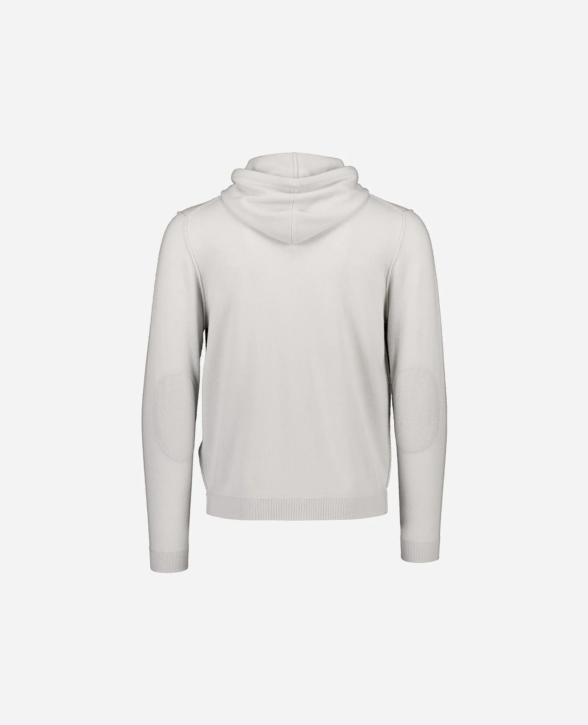 Kapuzen Strickjacke aus Cashmere-Mischung in Grau