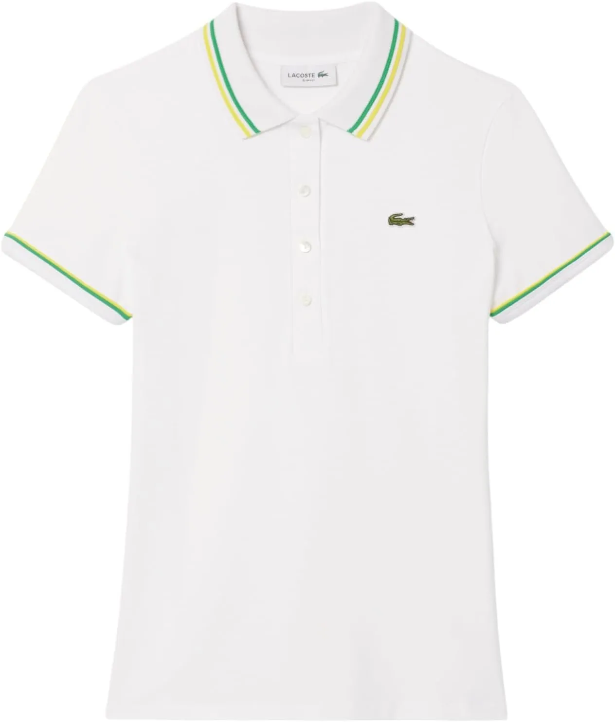 Lacoste Women's L.12.d Slim Fit Jersey Polo Shirt