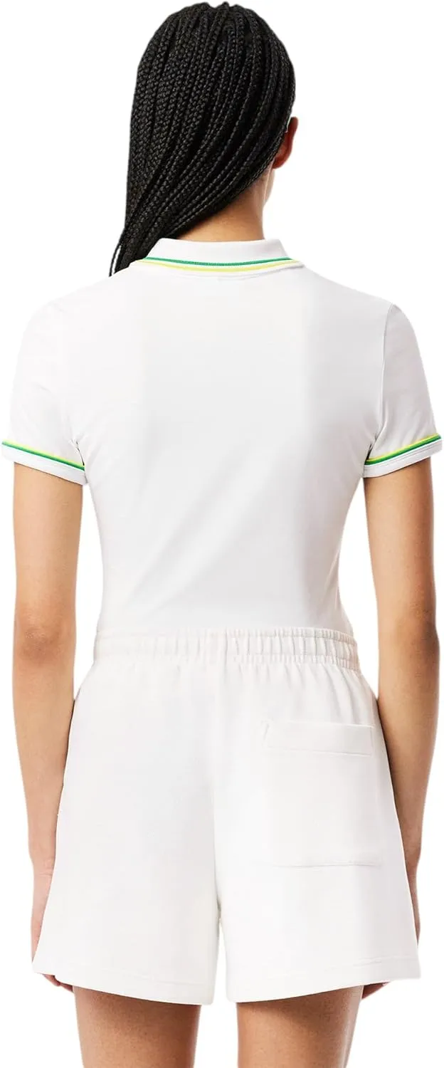 Lacoste Women's L.12.d Slim Fit Jersey Polo Shirt