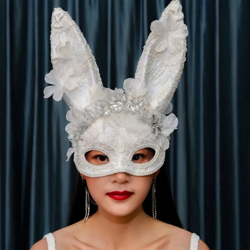 Lady Bunny- the Luxe Bunny Ears Mask Collection 4 Styles