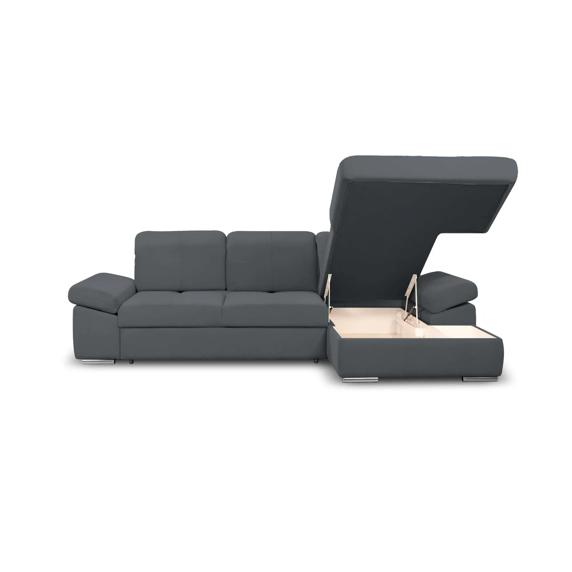 Lion Sectional Sofa Sleeper in Vena