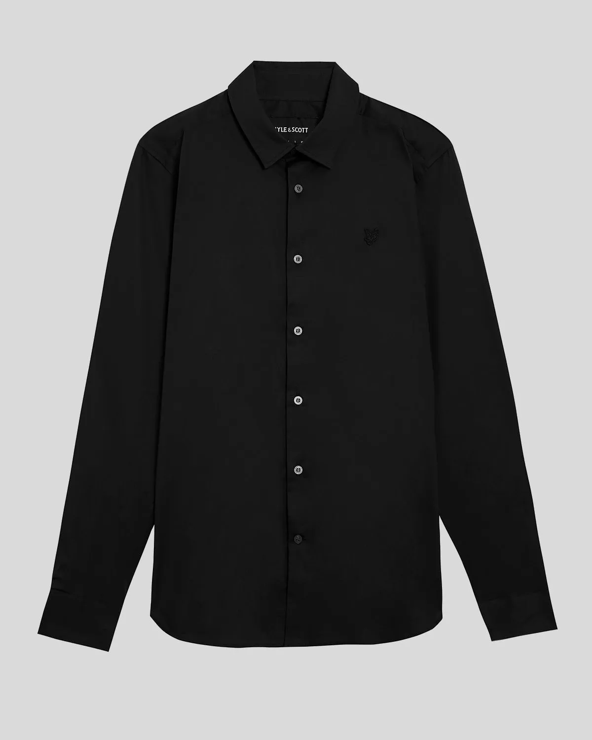 Long Sleeve Slim Fit Poplin Shirt