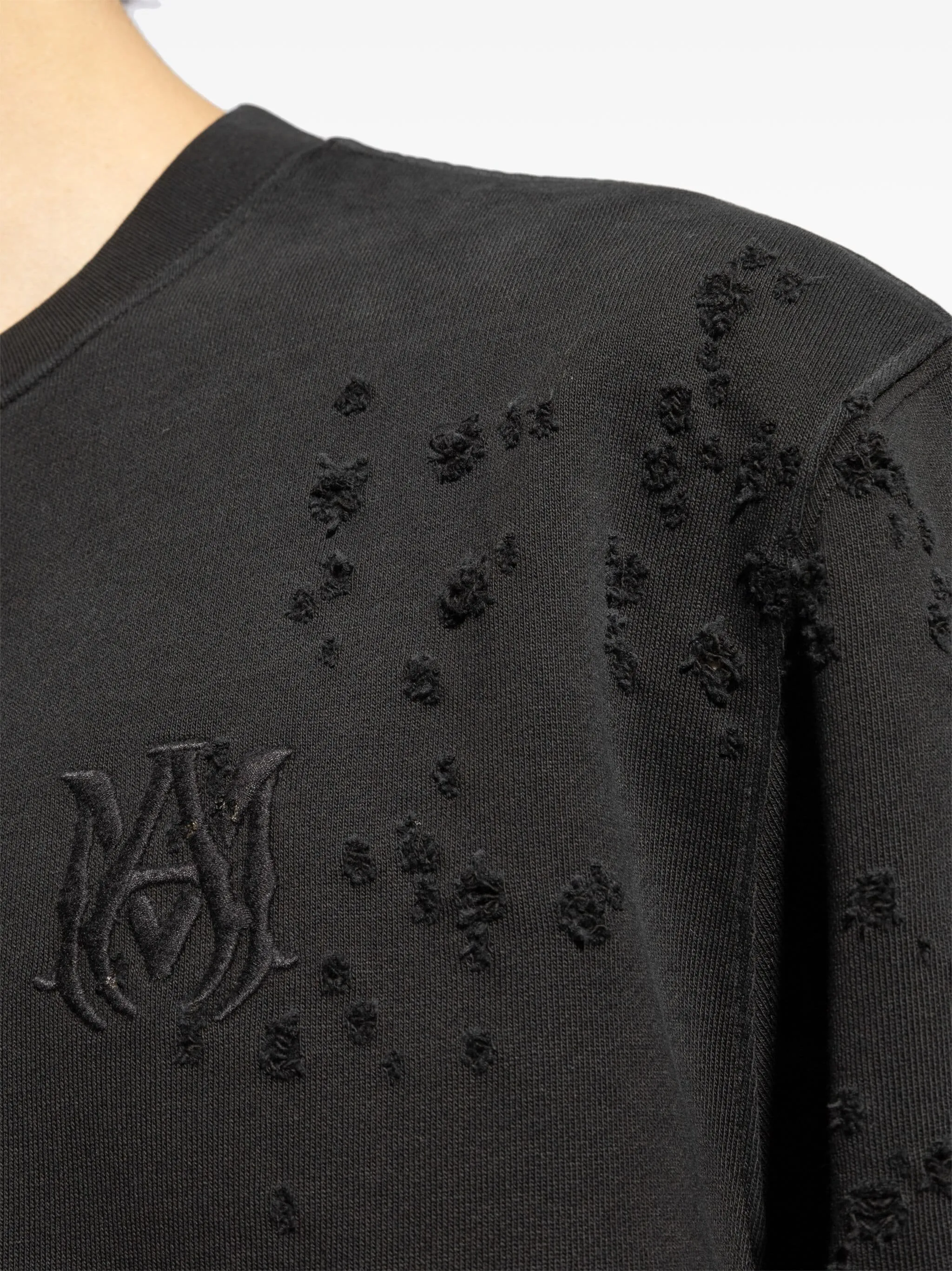 Ma Shotgun Embroidered Crewneck Sweatshirt