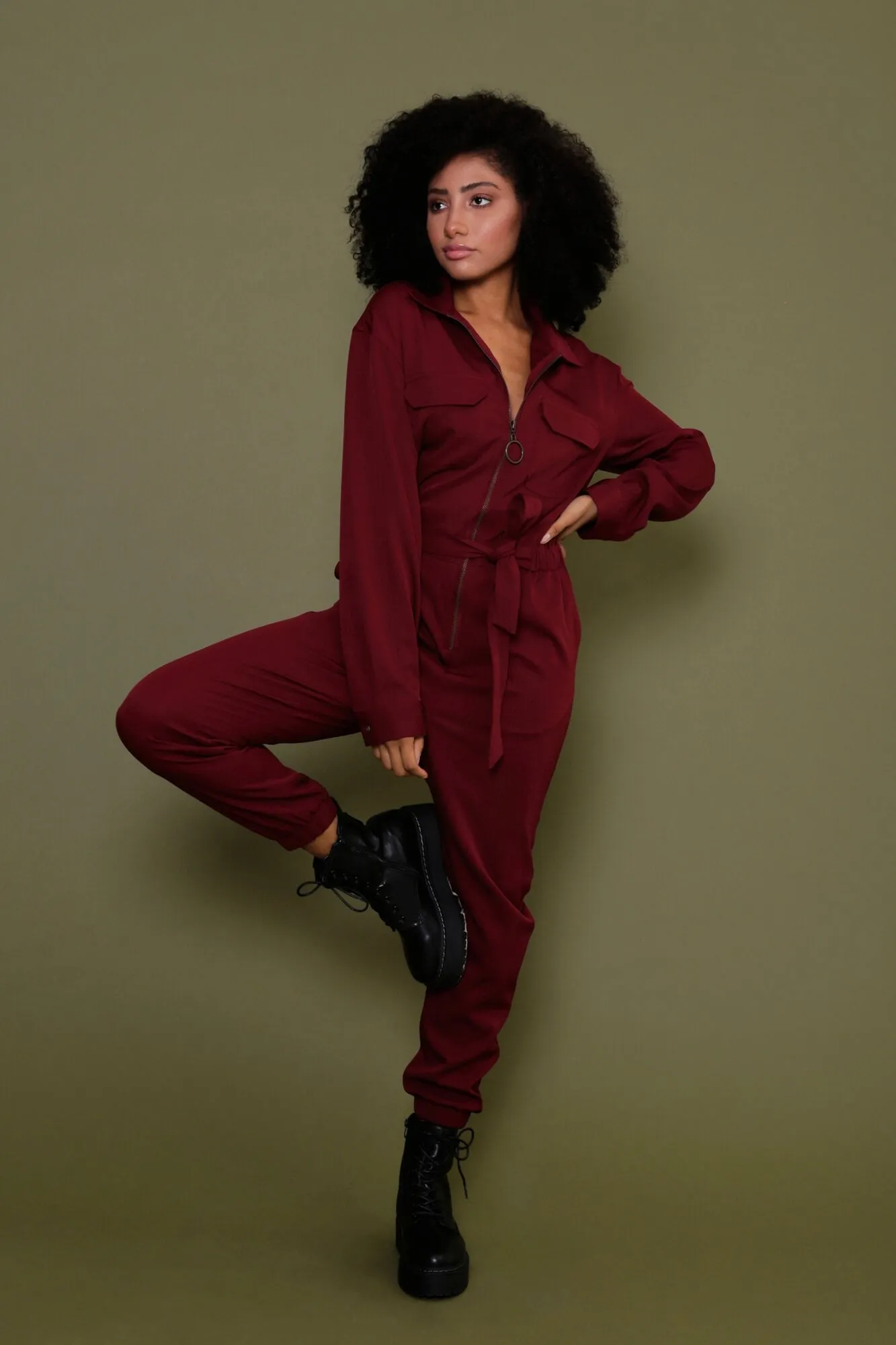 Malaya Modern Utility Jumpsuit