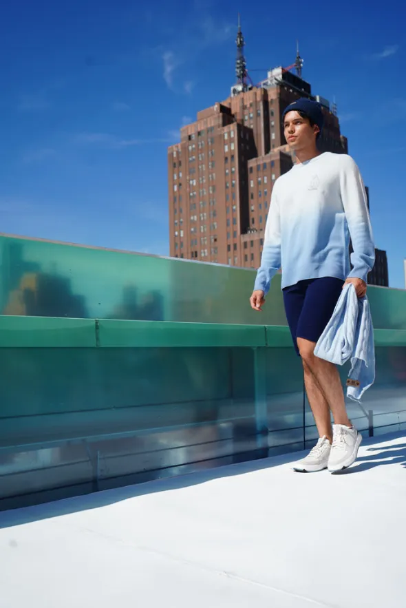 Men's Polar Gradient Merino Wool Sweater