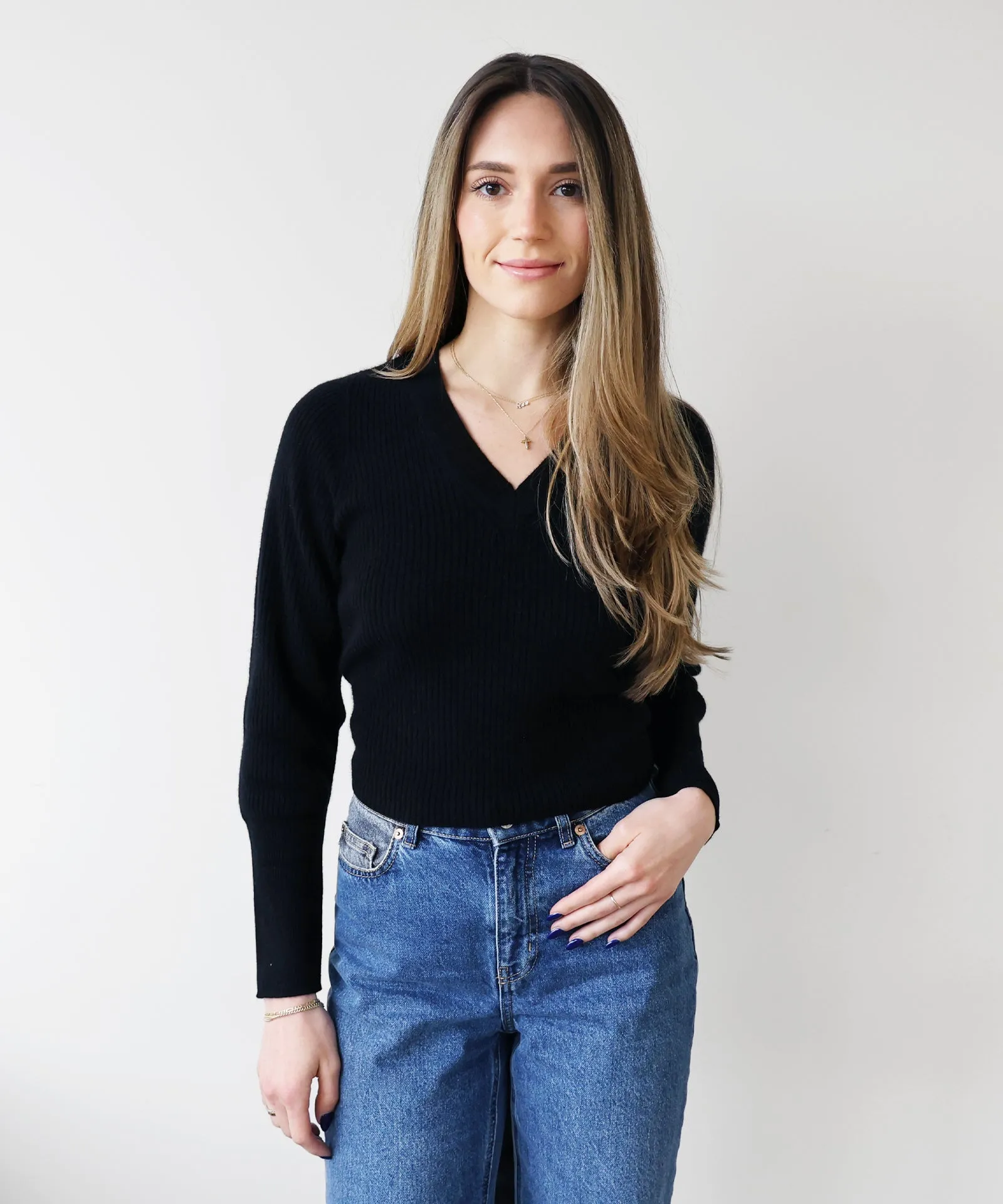 Mixed Media Tie Back Top