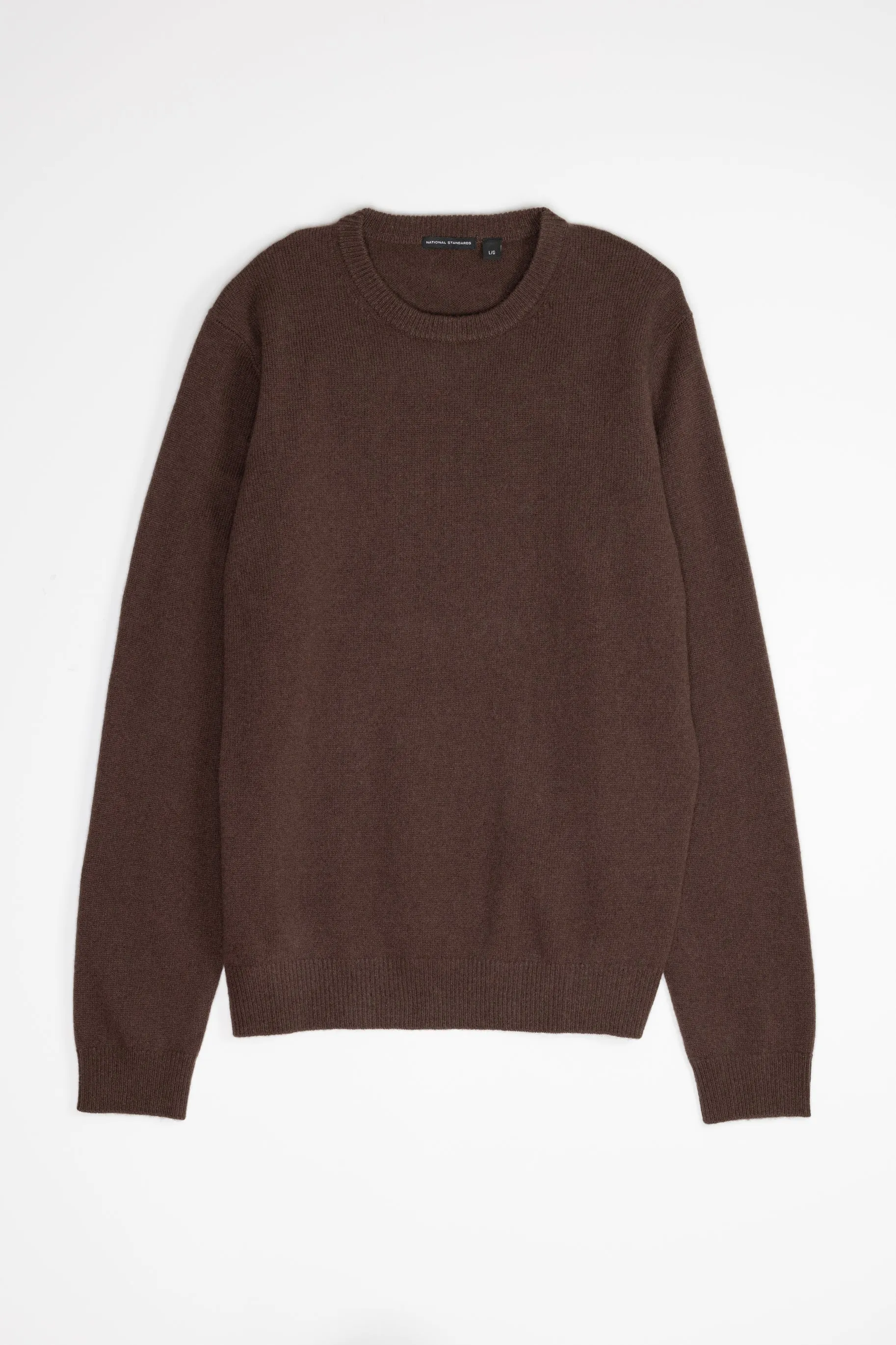 NS3018-19 New Wool Crew Neck in Brown