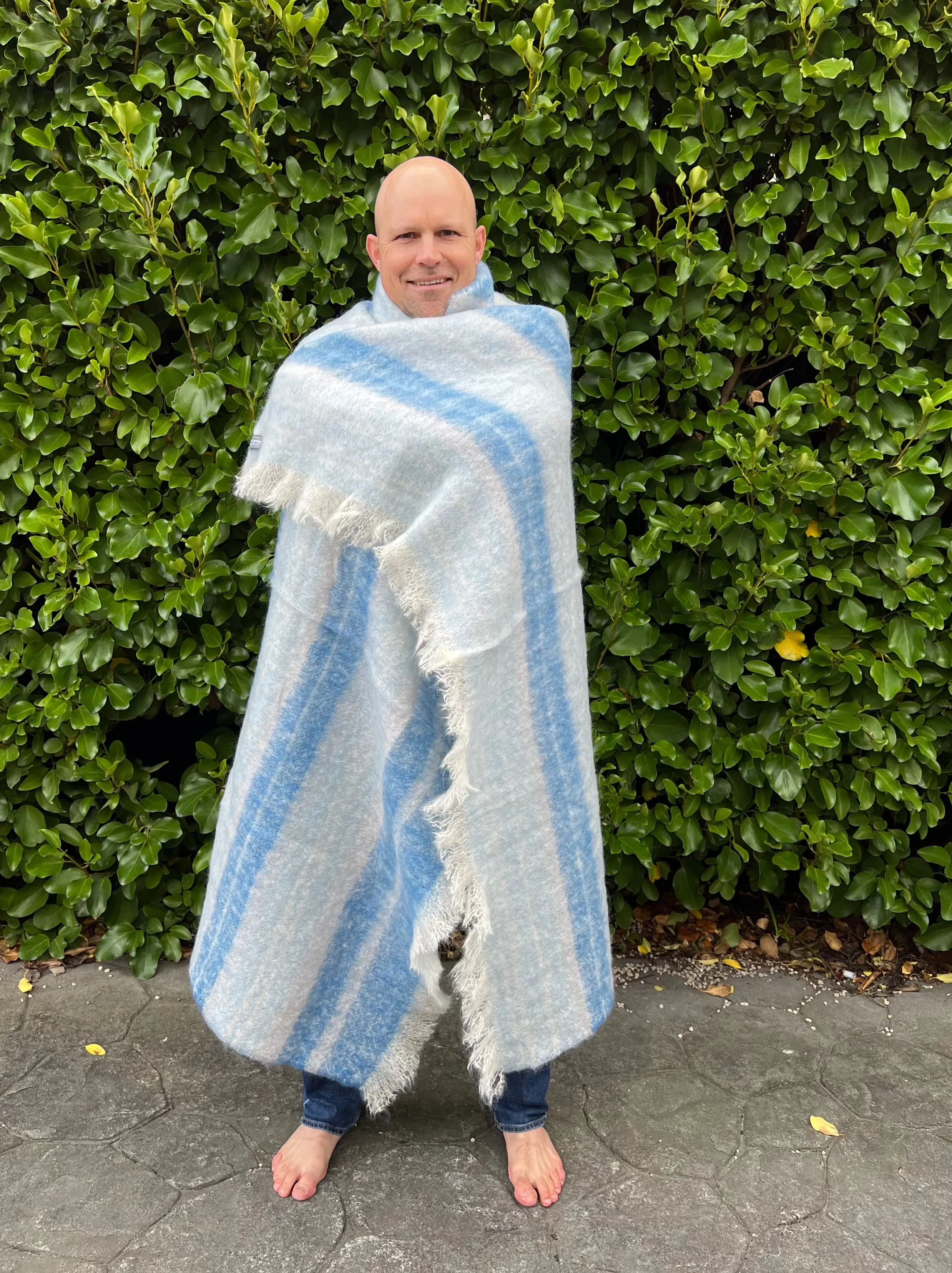 Oxford Thick Mohair Throw