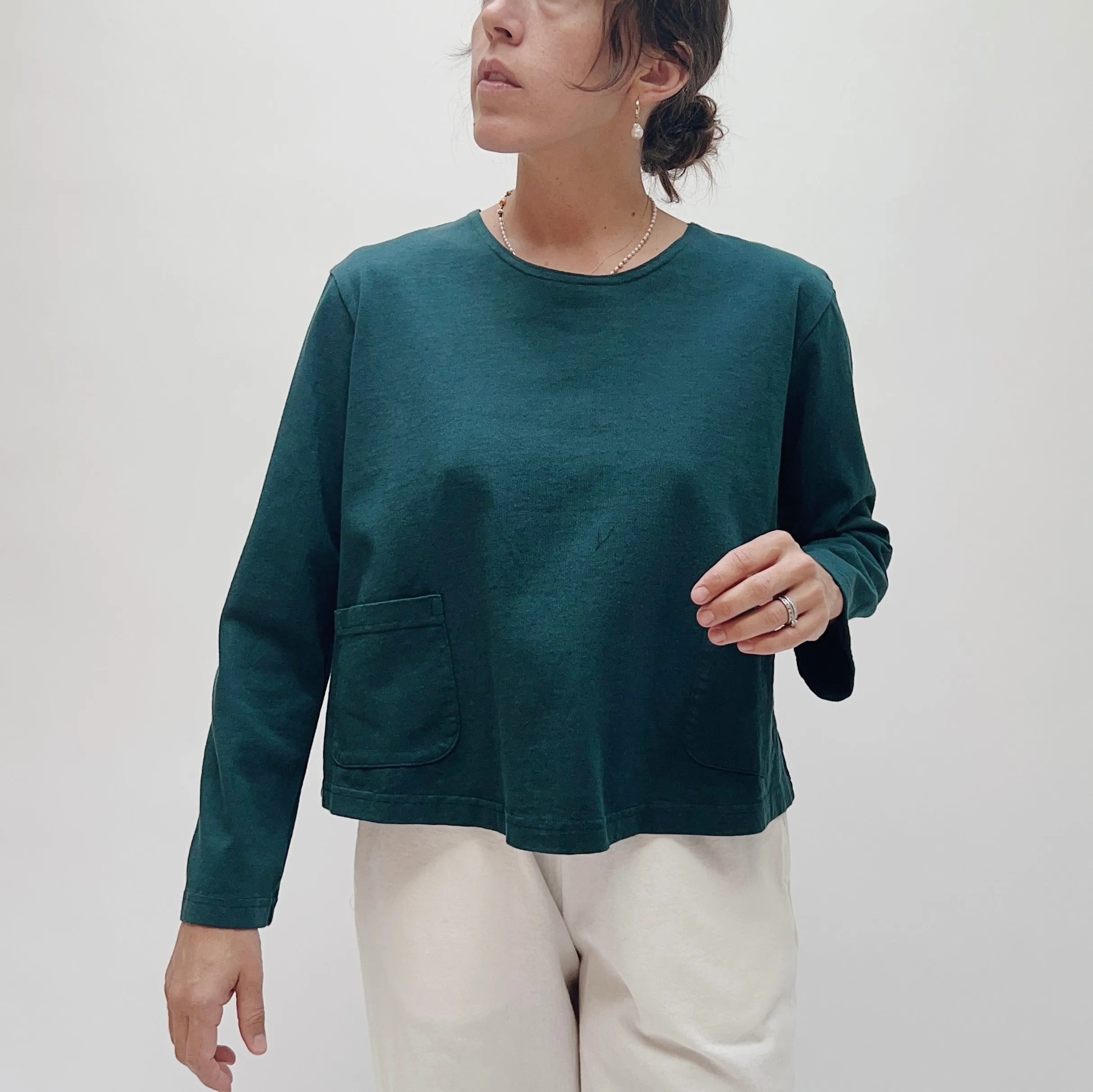 Pacific Cotton | Boxy Shirt in Bosque