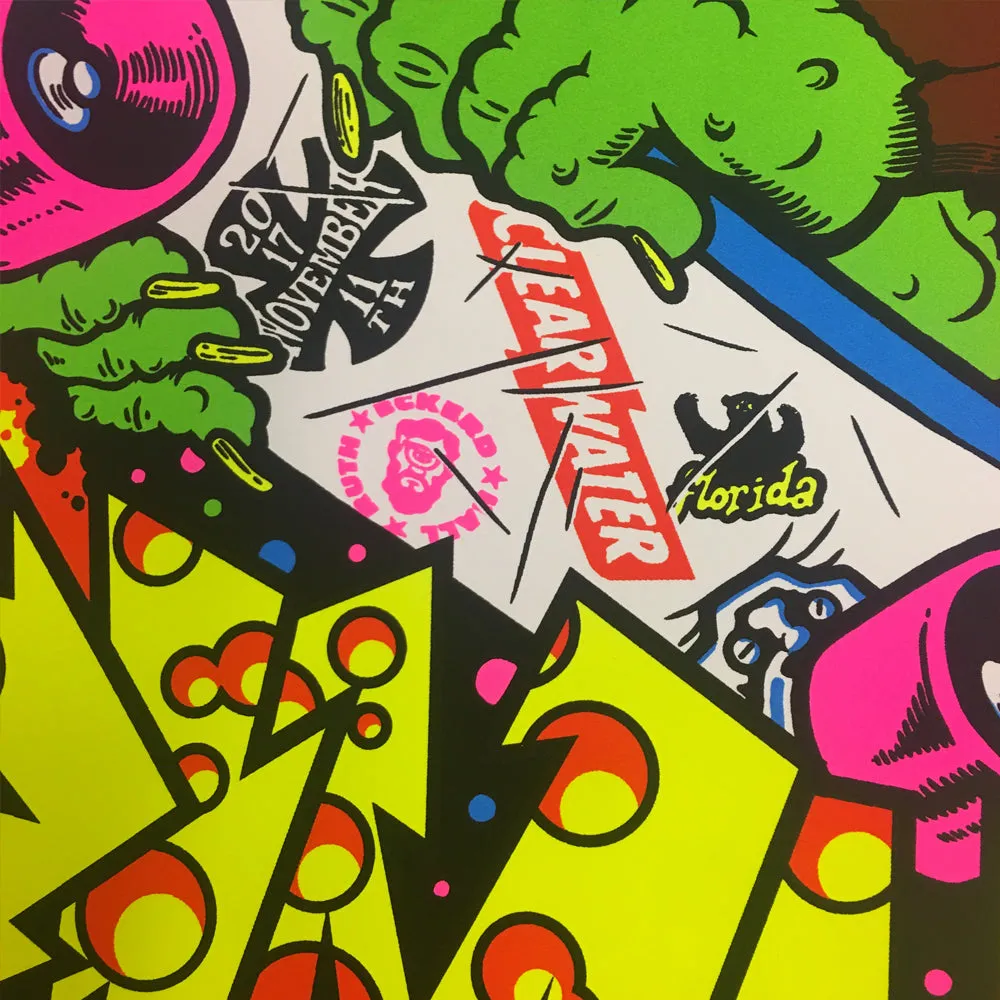 Primus 2017 Clearwater, FL Poster - Tour Edition