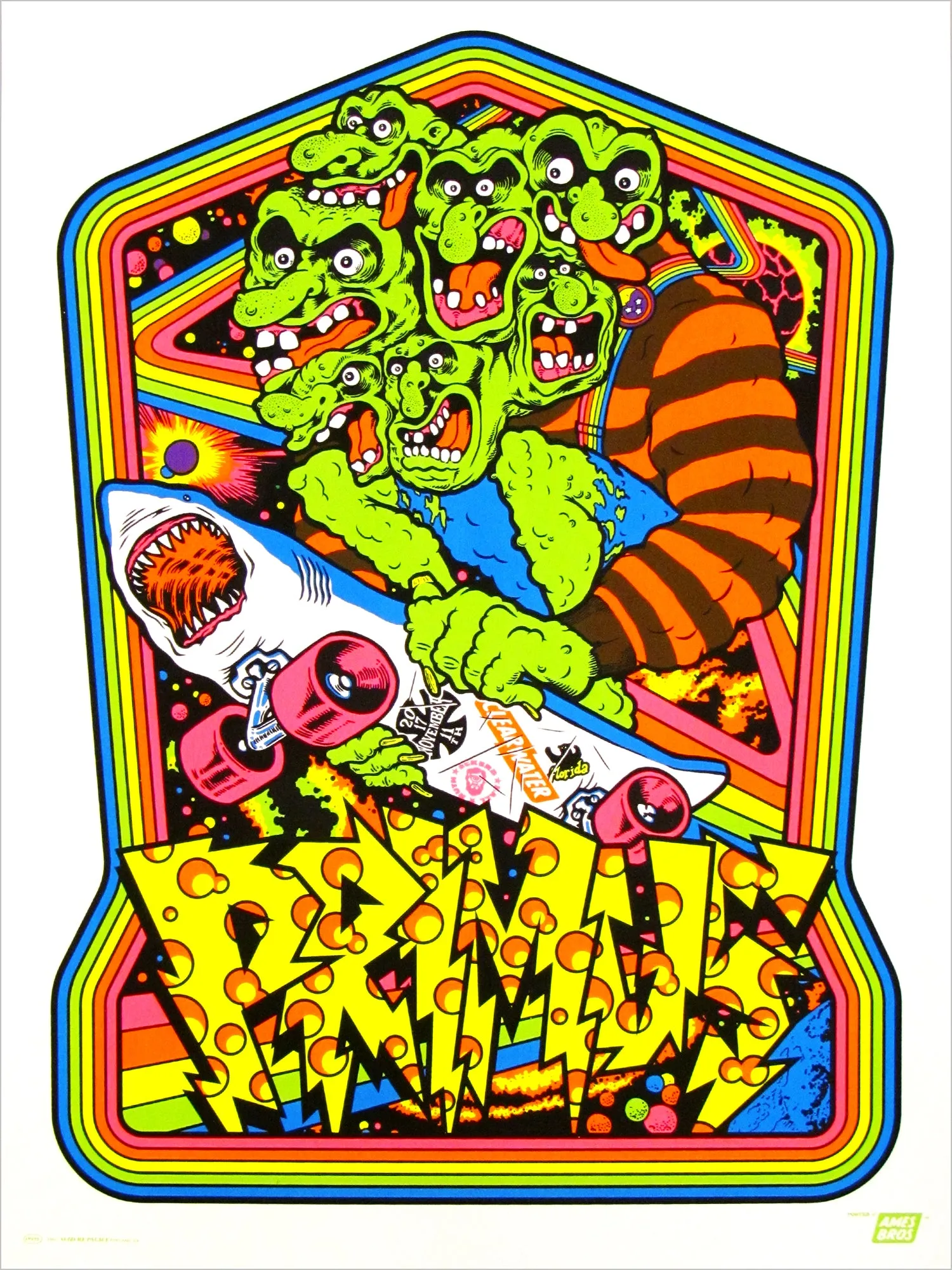 Primus 2017 Clearwater, FL Poster - Tour Edition