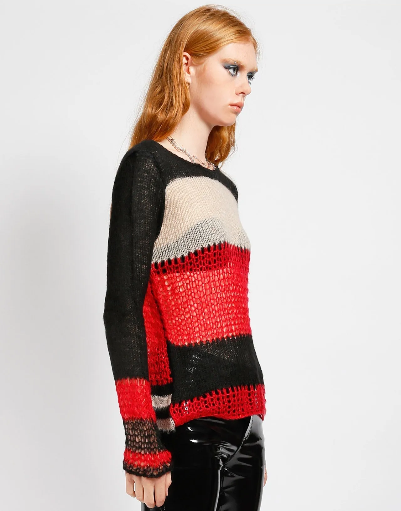 PUNK STRIPE SWEATER