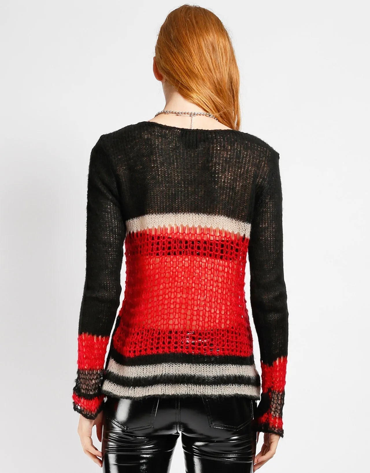 PUNK STRIPE SWEATER
