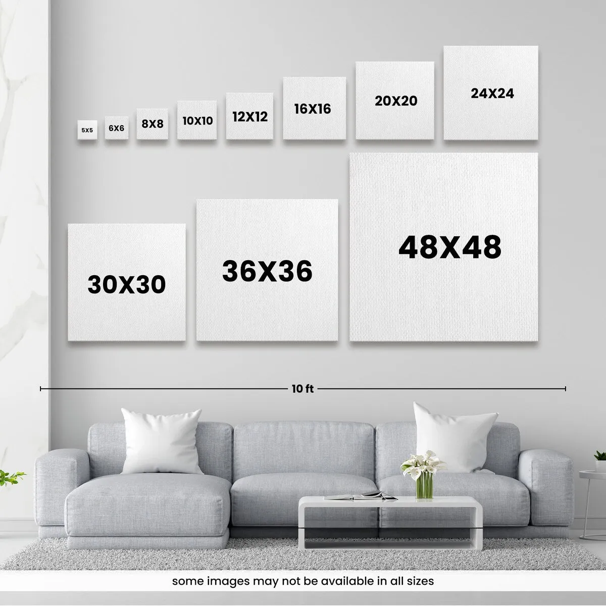 "1 Corinthians 1557 Floral" Canvas Wall Art