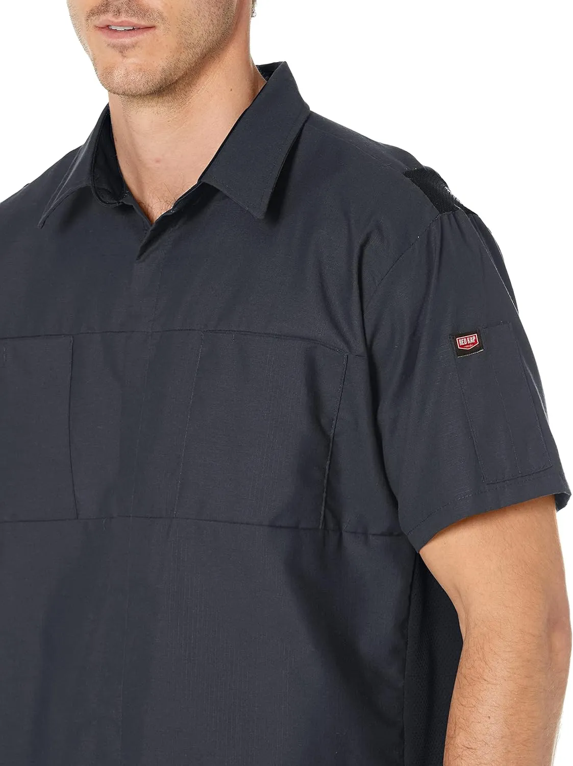 Red Kap Men's Short Sleeve Performance Plus Shop Shirt with Oilblok Technology