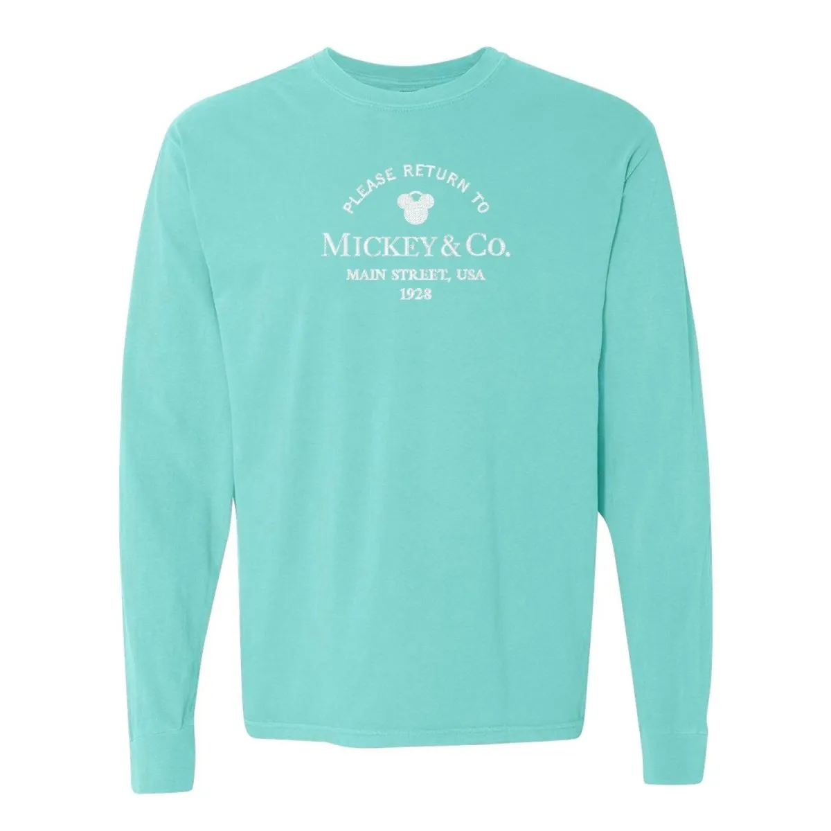 'Return To Mickey & Co.' Embroidered Long Sleeve T-Shirt