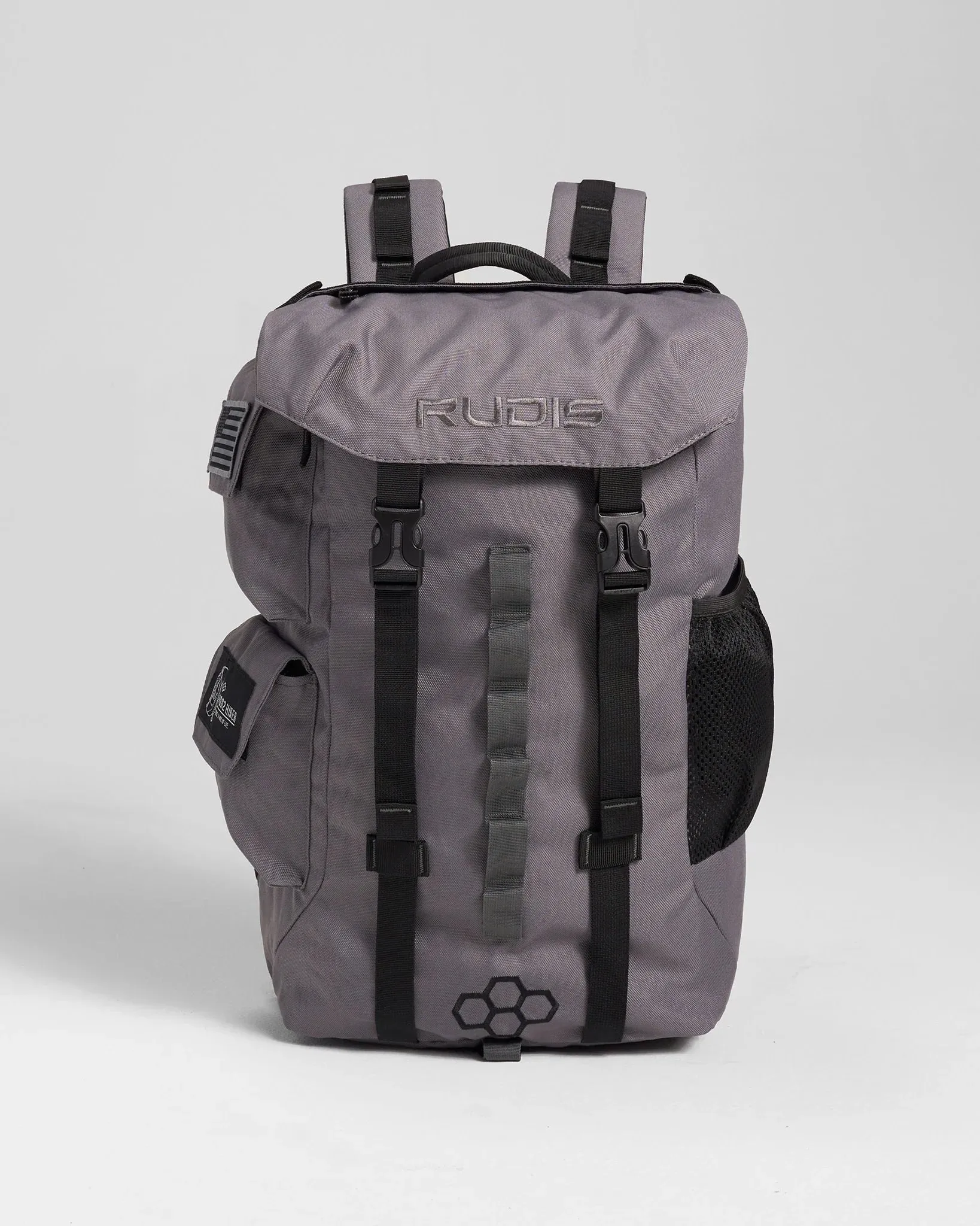 RUDIS 4082 Premium Gray Hiker Gearpack - Durable, Lightweight Backpack for Outdoor Adventures