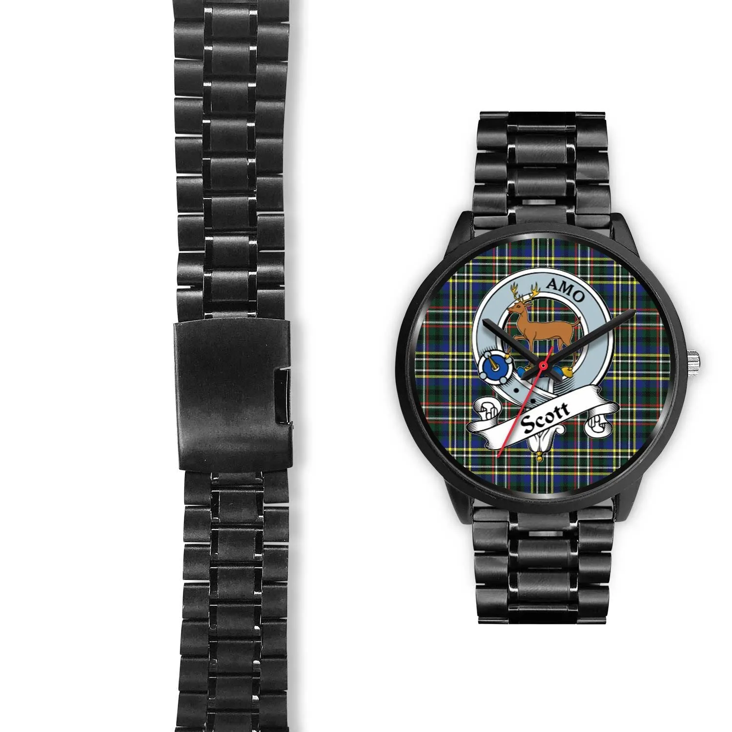 Scott Green Modern Clan Badge Tartan Black Watch