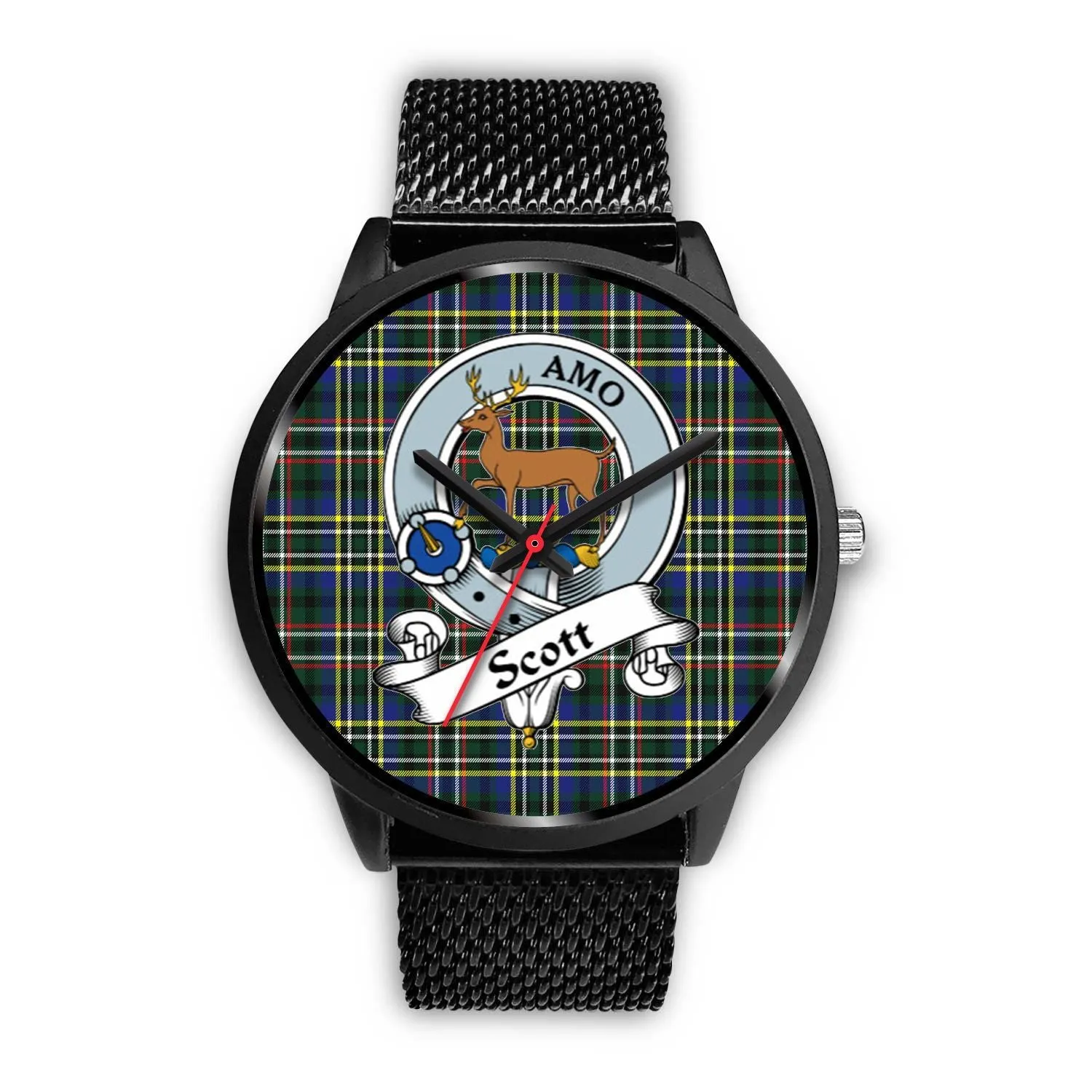 Scott Green Modern Clan Badge Tartan Black Watch