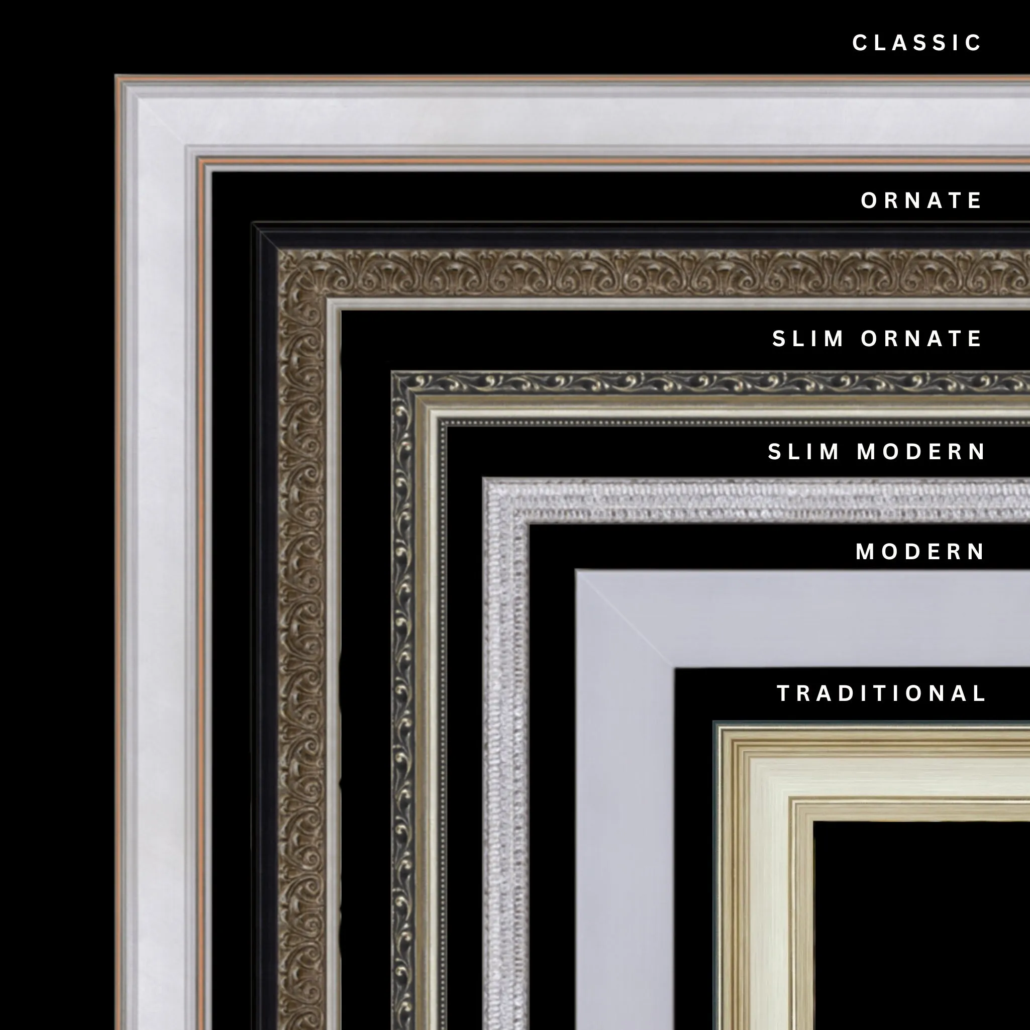 Silver 28x35 Picture Frame Ornate Traditional Classic Antique