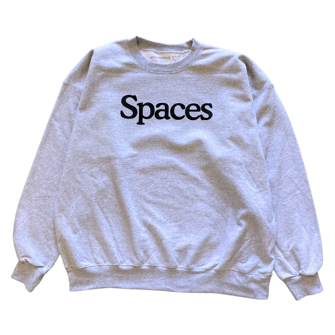 Spaces Text Crewneck