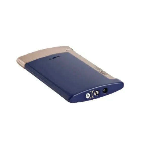 S.T. DuPont Slim 7 Blue and Rose Gold Lighter