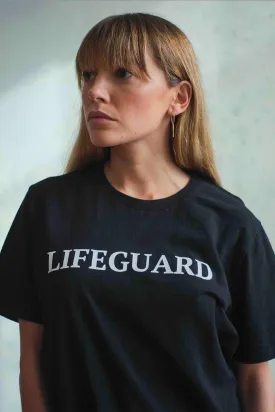 T-SHIRT LIFEGUARD BLACK