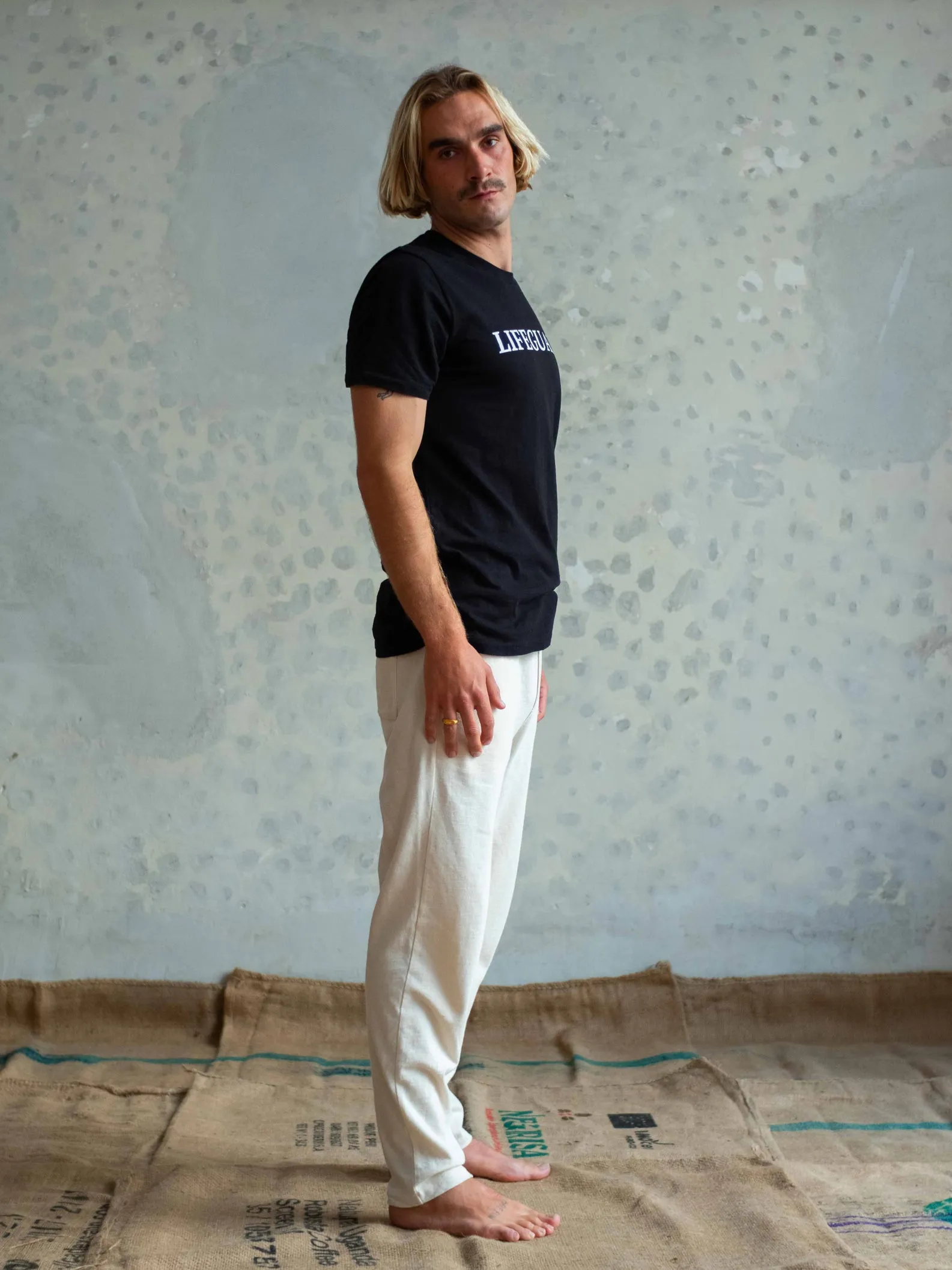 T-SHIRT LIFEGUARD BLACK