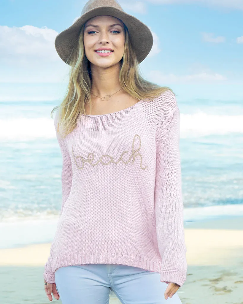 TO THE BEACH CREW COTTON