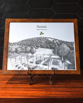 Trailside Screen Printed Poster