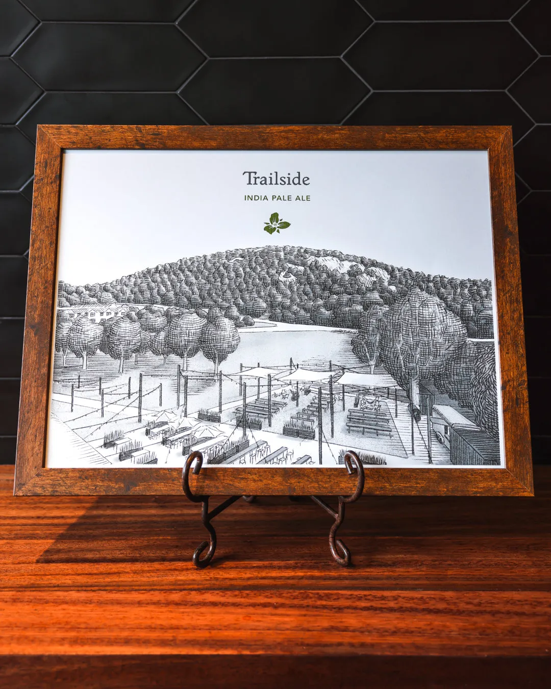 Trailside Screen Printed Poster