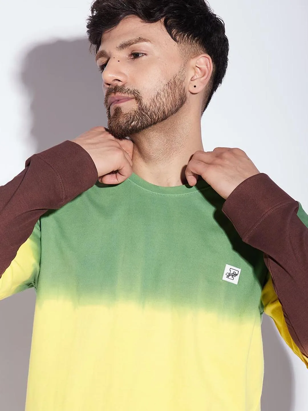 Tri Color Oversized Ombre Tshirt