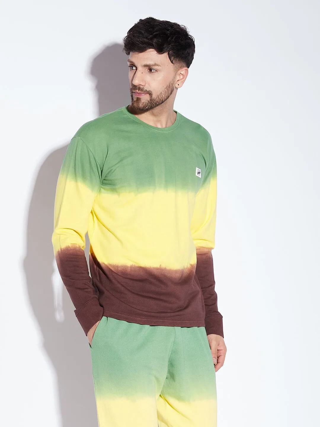 Tri Color Oversized Ombre Tshirt