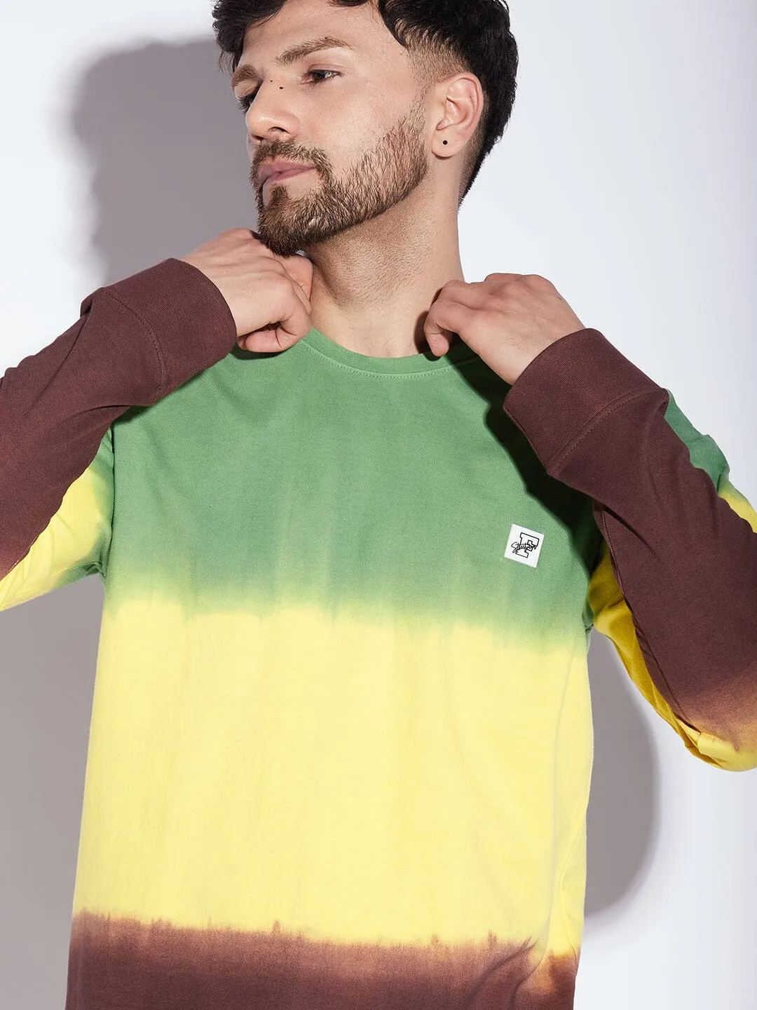 Tri Color Oversized Ombre Tshirt