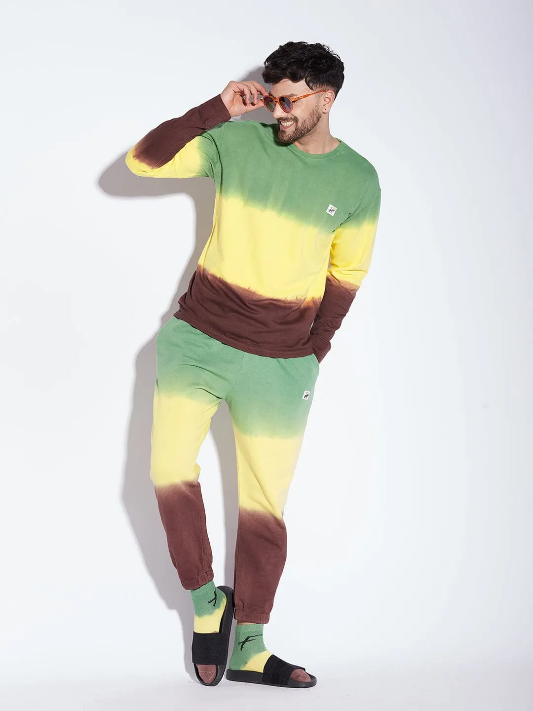 Tri Color Oversized Ombre Tshirt