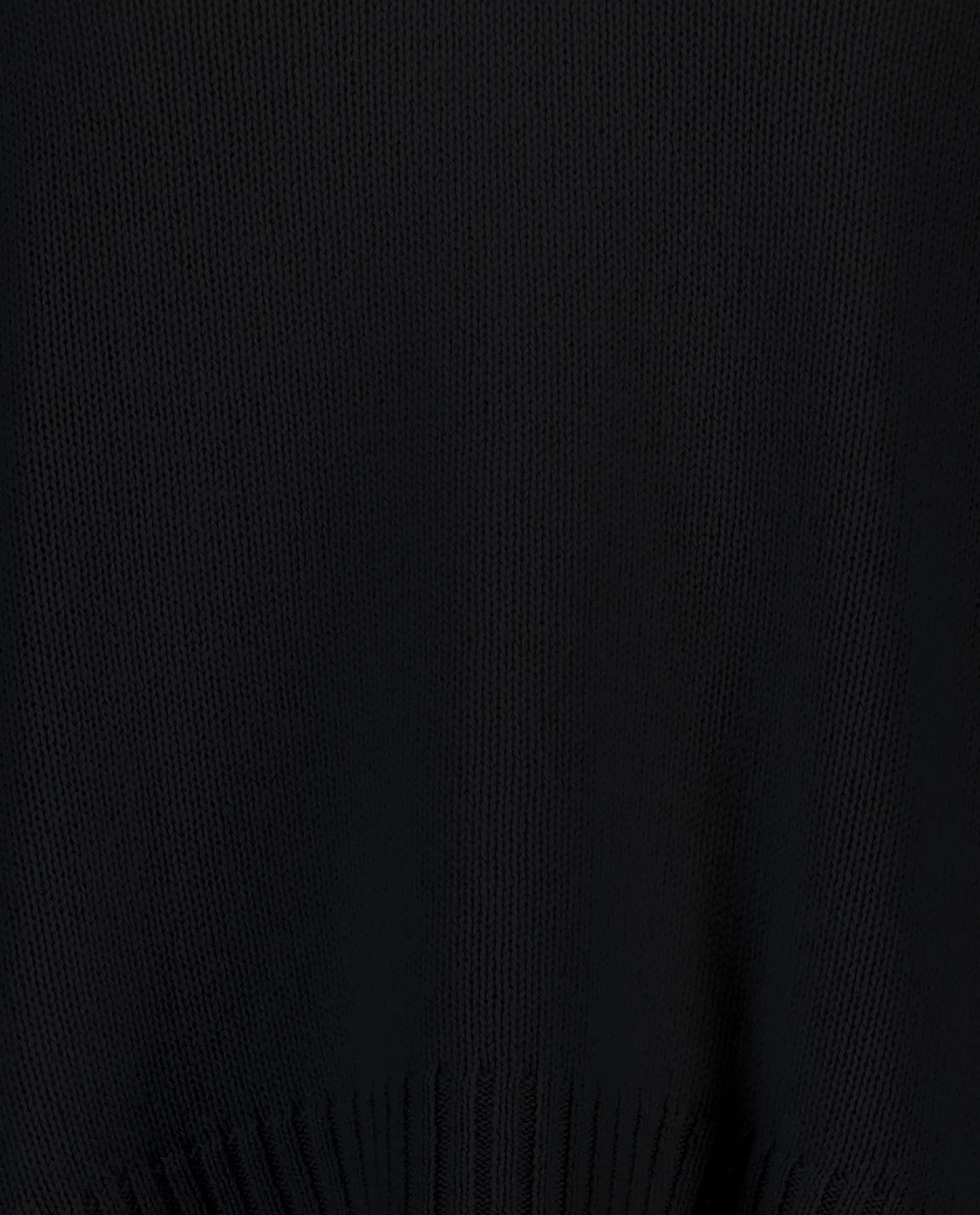 V-Pullover aus Cashmere in Schwarz