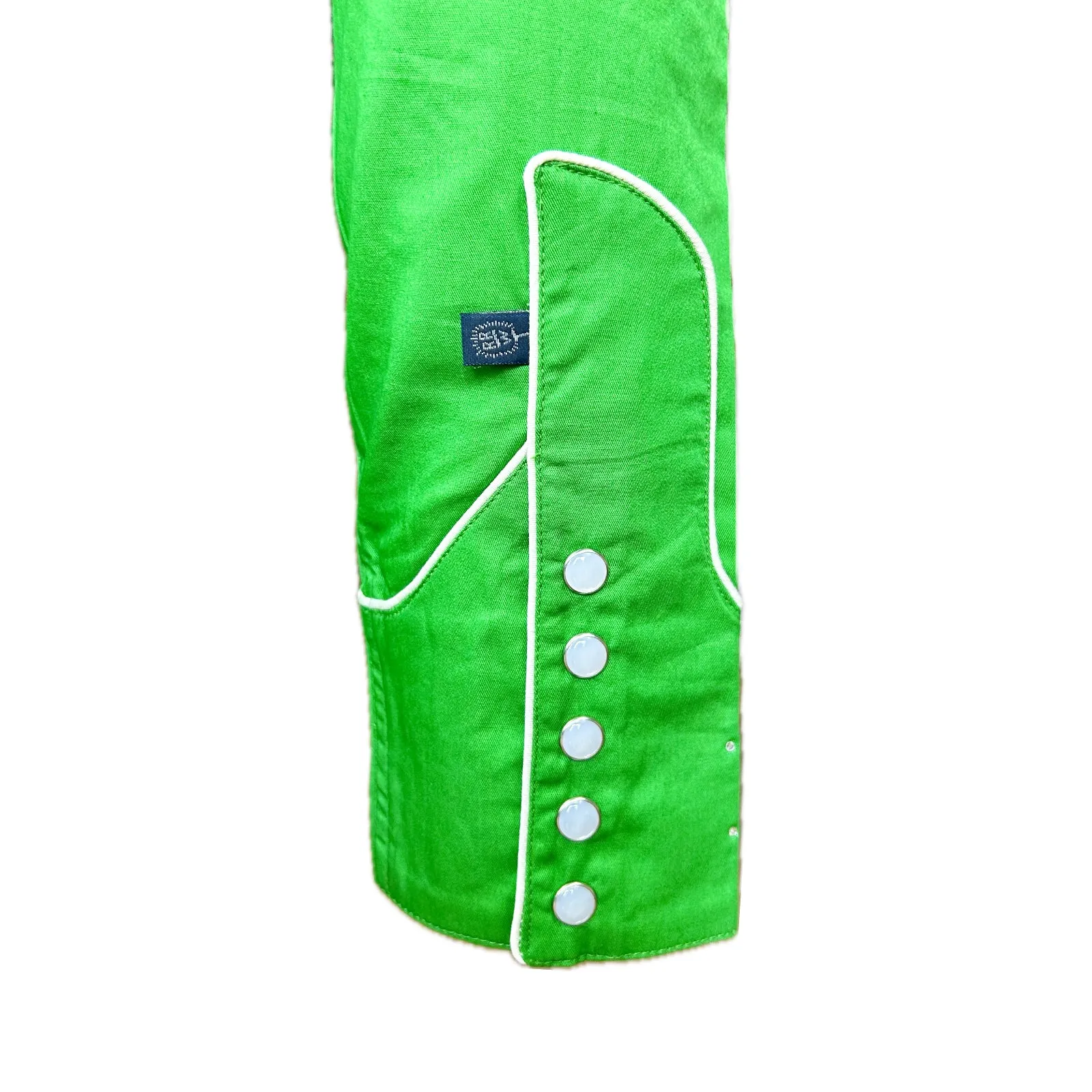 Women's Porter Wagoner Green Embroidered Western Shirt