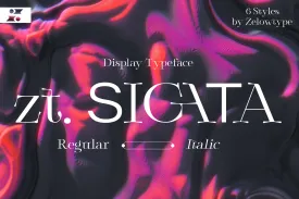 ZT Sigata - Combo Display Typeface