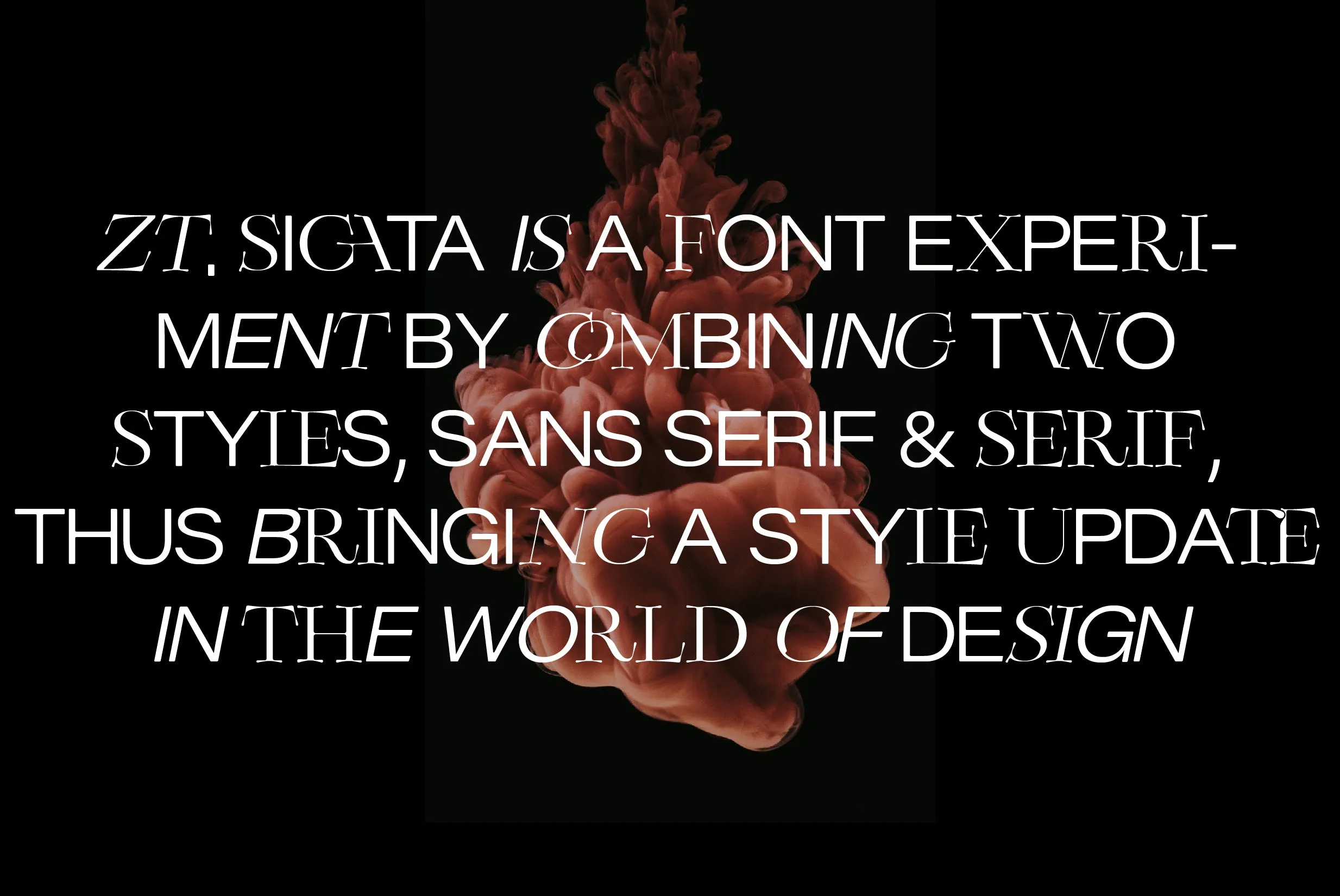 ZT Sigata - Combo Display Typeface